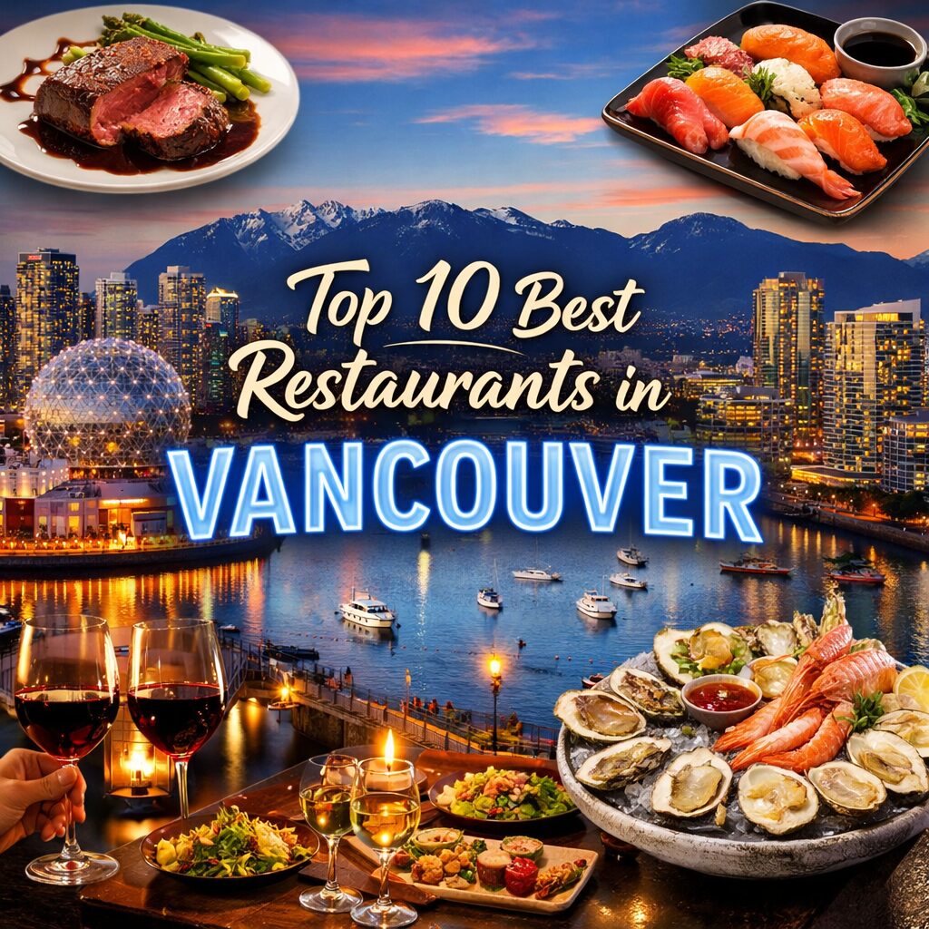 Looking for the best restaurants in Vancouver? Explore our top 10 dining spots featuring amazing food, stunning views, and must-visit culinary destinations.