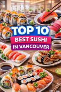 Check out the top 10 best sushi in Vancouver (top sushi restaurants) featuring must-try rolls, sashimi, and top-rated Japanese restaurants.