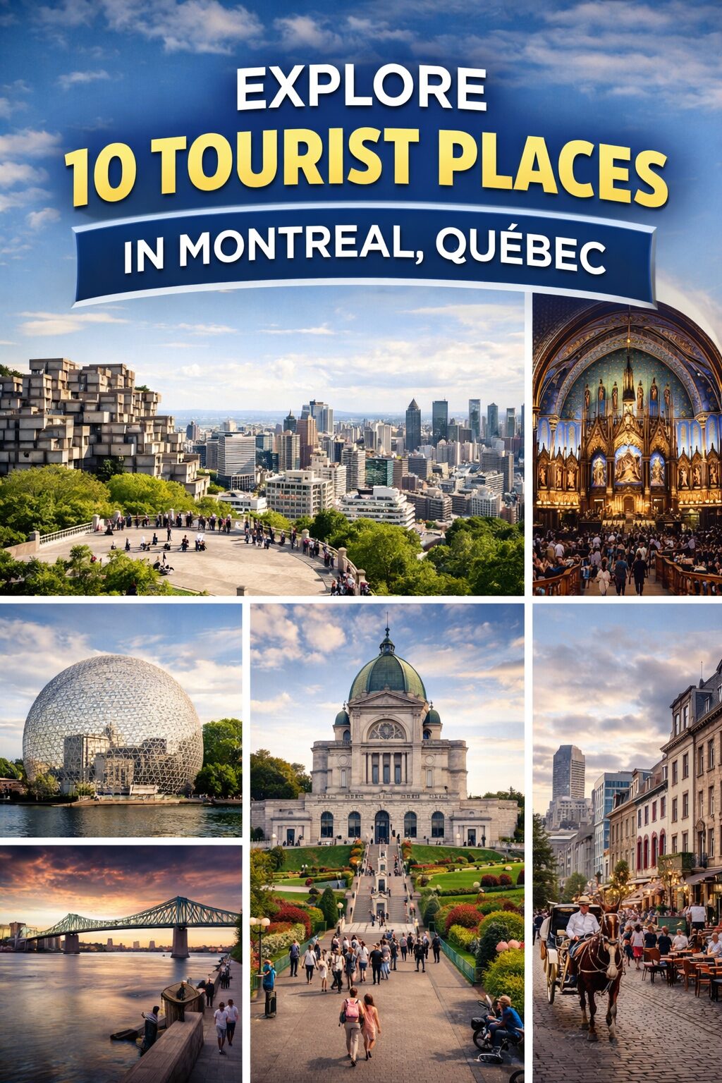 Explore 10 Tourist Places in Montreal, Québec