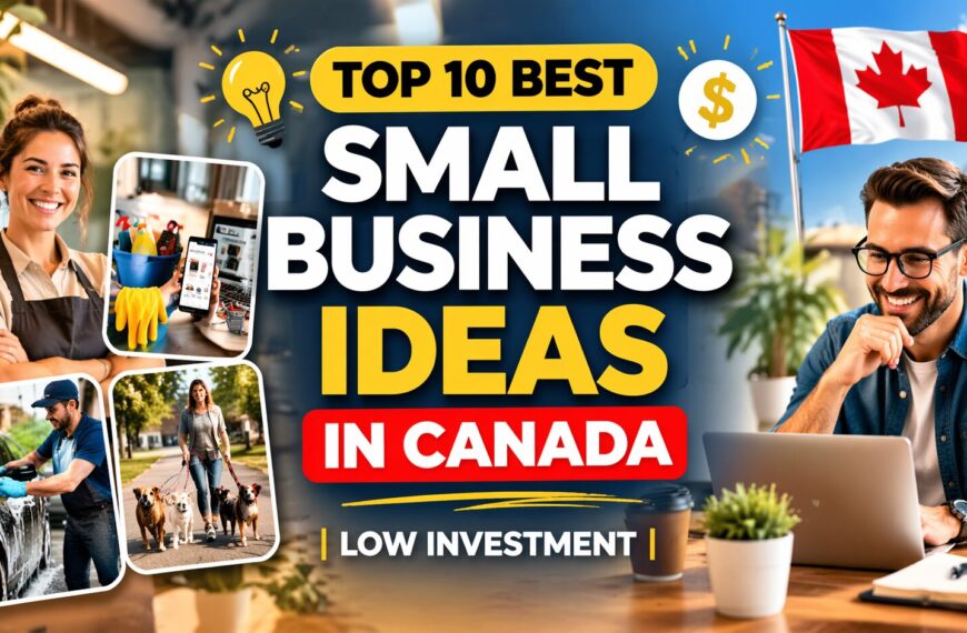 Looking for the best business ideas in Canada? Explore 10 low-investment small business ideas for 2026, including startup costs, profits, and step-by-step guides for beginners.