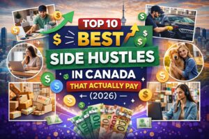 Looking for profitable side hustles in Canada? Discover the top 10 flexible and high-paying side hustle ideas for 2026.
